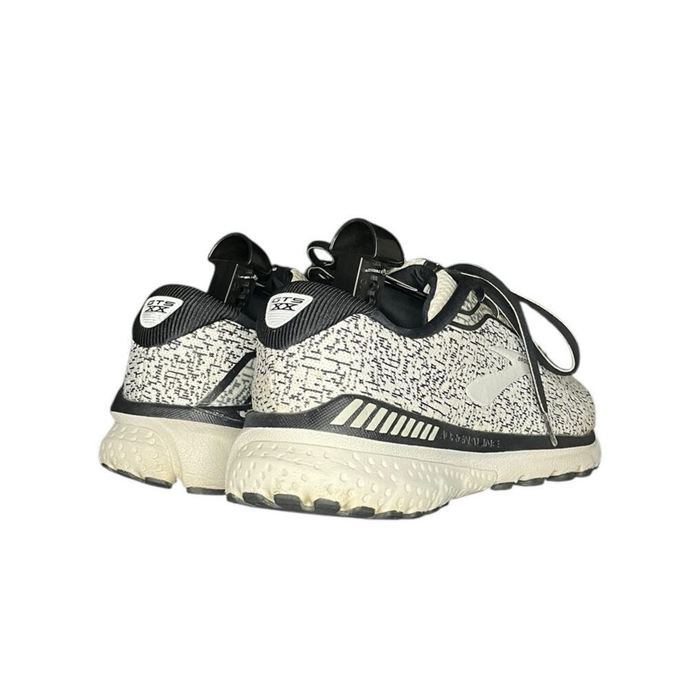 ***SOLD*** Brooks Adrenaline GTS 20 Running Sneakers Shoes Size 10 Black White - Picture 4 of 6